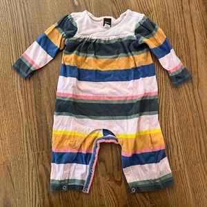 EUC striped baby romper from Tea Collection